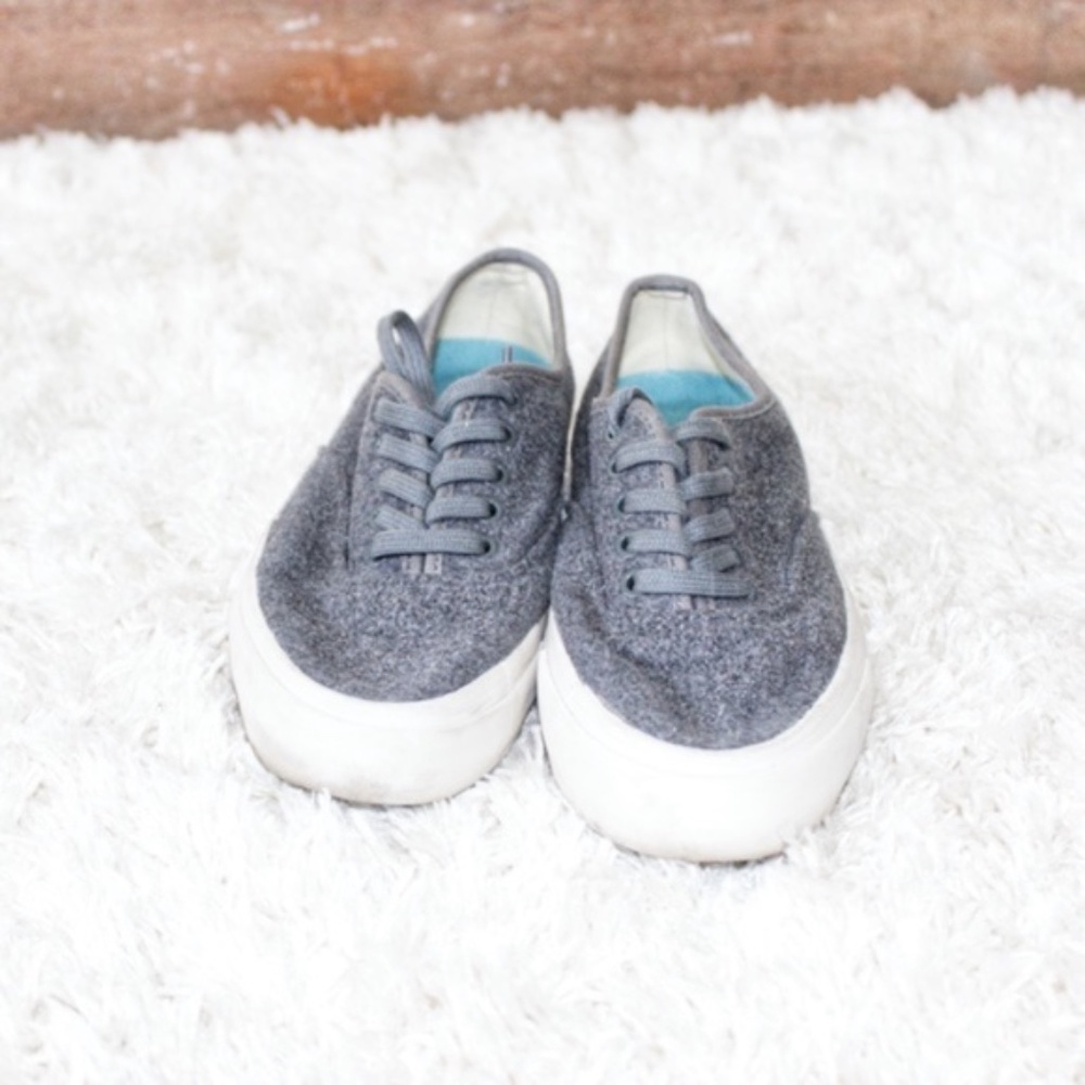 Seavees by J.Crew wool gray sneakers size 6 - Picture 2 of 9